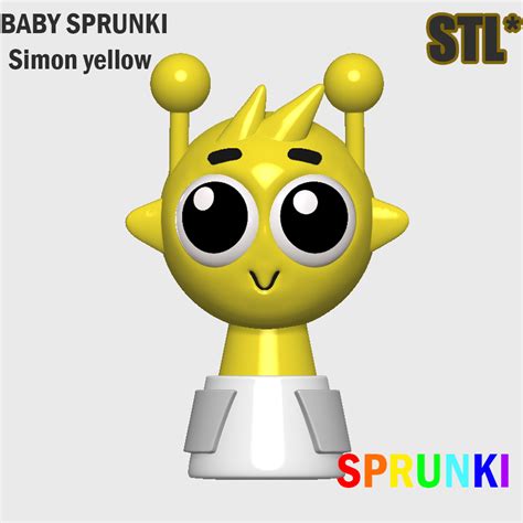 STL file STL Sprunki Incredibox Baby Simon Sprunki STL 3D Character ...