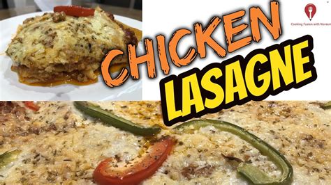 Chicken Lasagne   White Sauce Recipe   Cooking Fusion With  