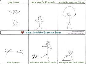 Fantastic Find: Heart Healthy Exercise Game Printable | Heart healthy ...