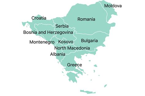 Balkan Peninsula On Europe Map
