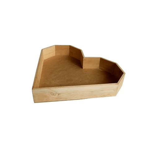 Wood Heart Shaped Tray – MRS FIESTA