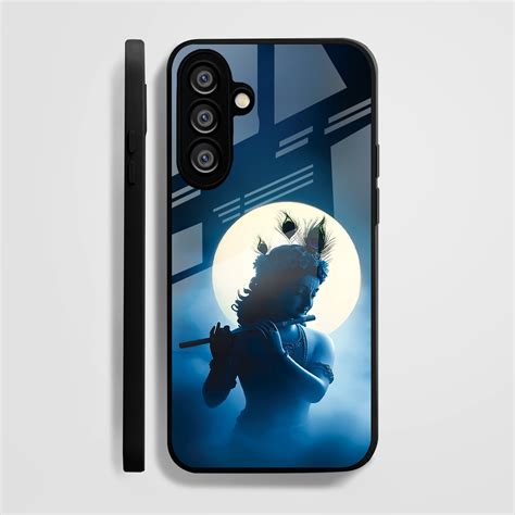 Samsung Galaxy A36 5G Midnight Krishna shock proof Glass Back Case ...