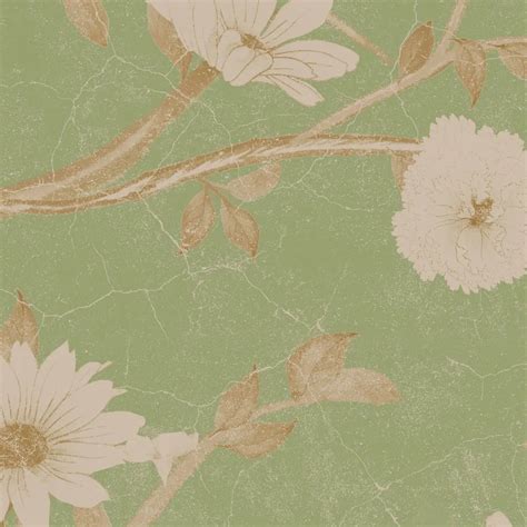 Mint Blossom Vintage Chinoiserie Wallpaper for Walls | Life n Colors