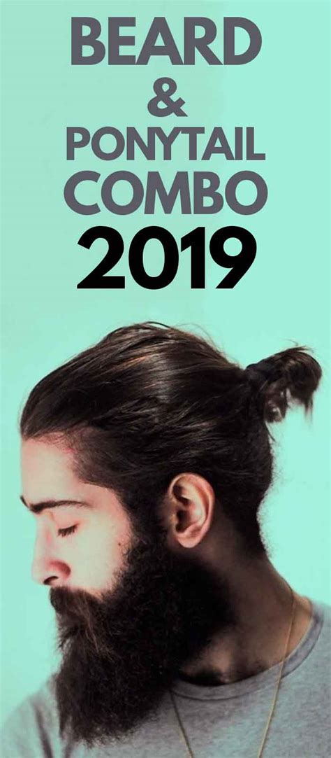 Ponytail Hairstyle- 16 Hot Beard Looks suiting the Ponytail hairstyle
