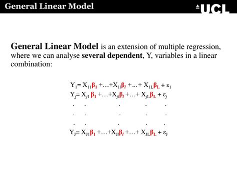 Image result for General Linear Model Example