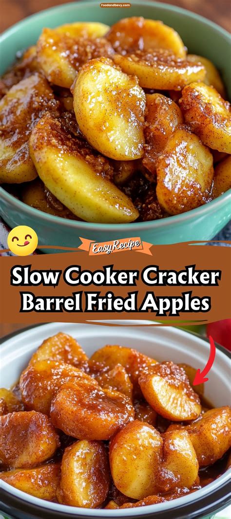 Slow Cooker Cracker Barrel Fried Apples | Recipe | Fried apples, Apple ...