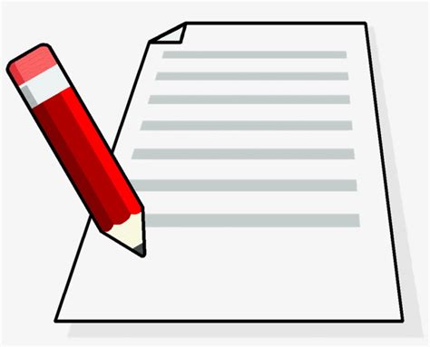 Paper And Pencil Clip Art