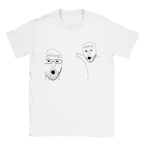 Wojak Pointing Funny Shirt, Meme Shirt, Gag Gifts, Ironic, T-shirt - Etsy