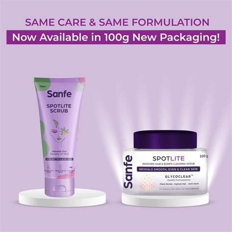 Spotlite Sensitive Areas Body Scrub – Sanfe