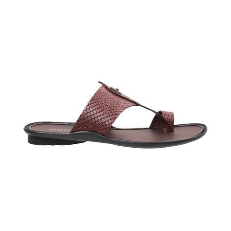 Buy Mochi Men Wine Ethnic Kolhapuris Online | SKU: 16-282-58-40 – Mochi ...