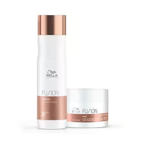 Wella Professionals Fusion Intense Repair Shampoo 250 ml & Mask 150 ml ...