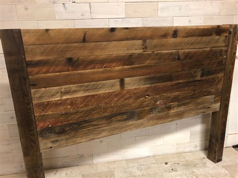 Reclaimed Wood Headboard Etsy
