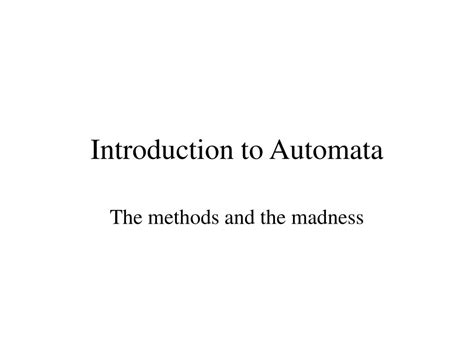 Image result for Introduction to Automata in Computer