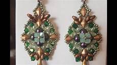 orecchini fiore orecchini fiore d oriente con swarovski e superduo orecchini fiore orecchini fiore d oriente con swarovski e superduo
