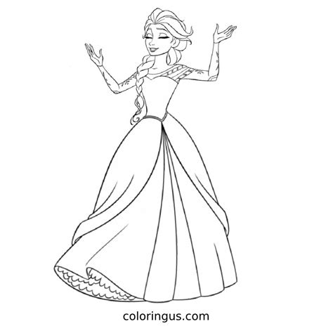 Elsa Coloring Pages (Free Printable PDF)