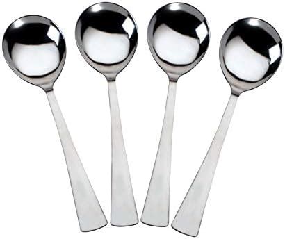 Buy Parage 4 Pcs Stainless Steel Serving Spoon Set for Dining, Cooking ...
