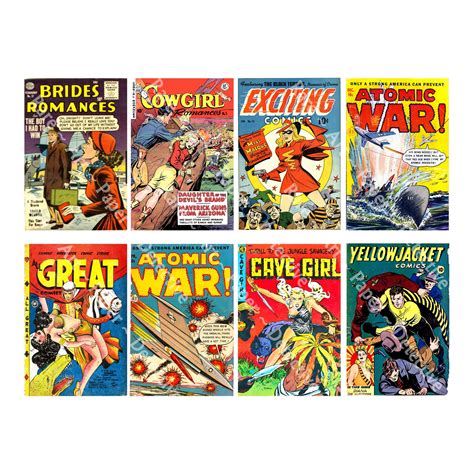 Retro Comic Book A Pile Of Vintage Comic Books | Premium AI Generated