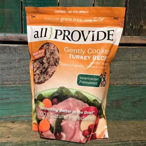 All Provide Turkey Bars Cooked Dog Food 2lb – Green Tails Market