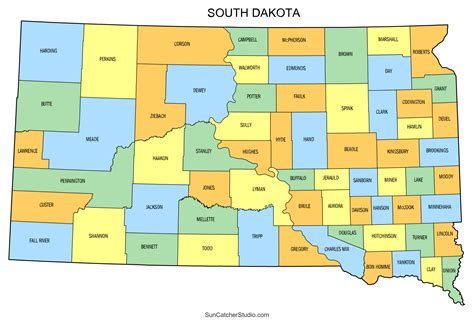 Printable South Dakota Map - Free Printable Map