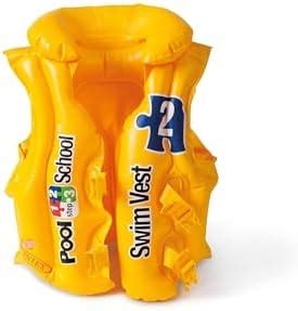 Buy Intex Pool Vinyl School Deluxe Swim Vest, Multicolor Online at Low ...