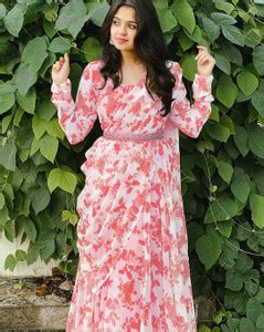 Jay Gopal Tex Flared/A-line Gown Price in India - Buy Jay Gopal Tex ...