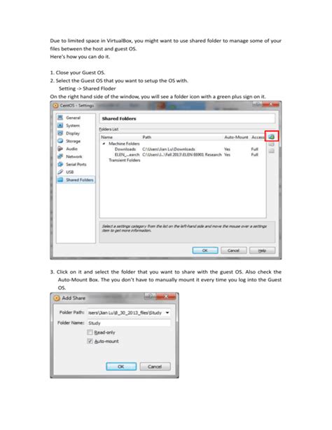 Image result for How to Add Shared Folder in CentOS VirtualBox