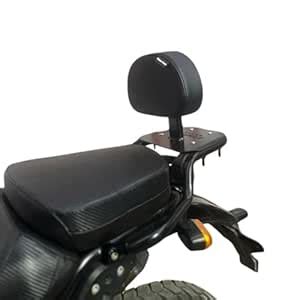 Sahara Seats Adjustable Back Rest Compatible with Himalayan 411/Pillion ...