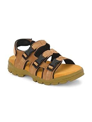 BUCIK Casual Sandal for Men (Tan - Size 7) | Lightweight - Comfortable ...