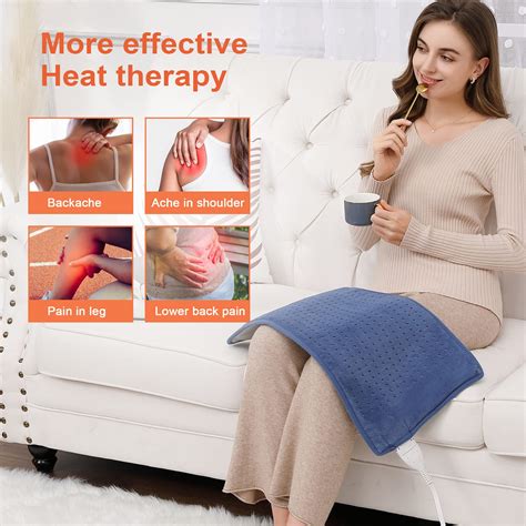 Extra Large Heating Pad for Back Pain and Shoulder Cramps Relief 12"x24 ...