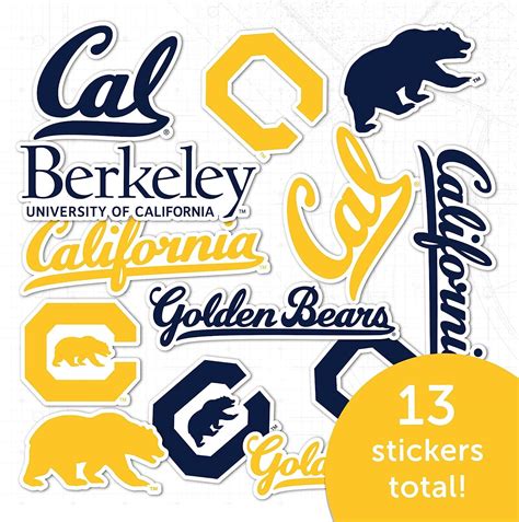 UC Berkeley Golden Bears Vinyl Sticker | Laptop Water Bottle Car Decal ...