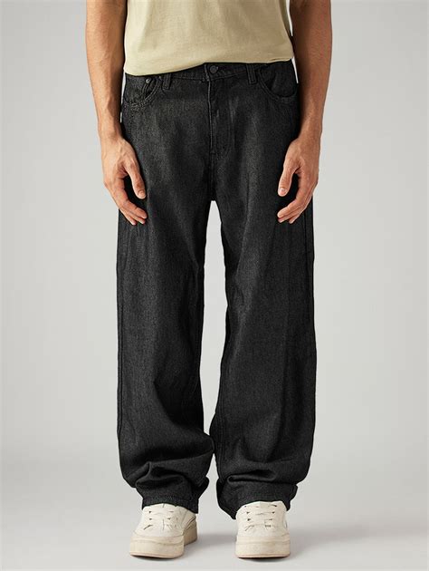 Men's 578 Black Baggy Fit Mid Rise Jeans – Levis India Store