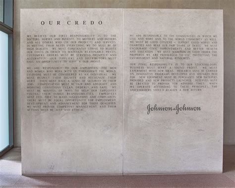 What Happened To The Johnson & Johnson Credo? l Consumer Advocacy