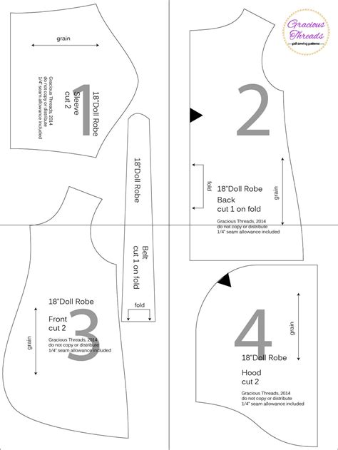 Image result for Free Tutorial Pattern 18 Inch Doll Dress