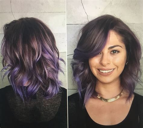 Pin by Lana Katz on For the love of Hair | Purple highlights brown hair ...