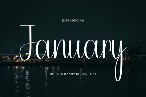 January Font by PiPi Creative · Creative Fabrica