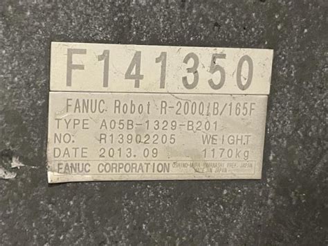 FANUC FANUC R-2000iB/165F 6 AXES ROBOT WITH FANUC R-30iB CONTROLLER AND ...