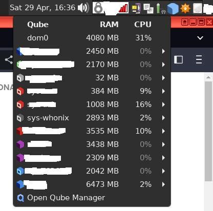 New usability issues - Dom0 processes making system unusable - User ...