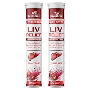 Kayashree Liv Relief Effervescent Tablets | Liver Detox Dissolve ...