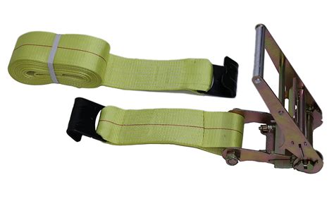 Laclede Chain RSFH4X27L54P Ratchet Strap Flat Hook 4" x 27' Long Handle ...