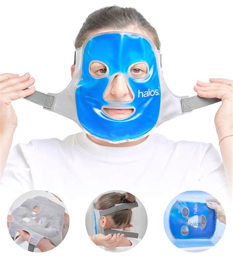 Amazon.com : Halos Ice Face Mask - 2023 Frozen Face Mask for Pain ...