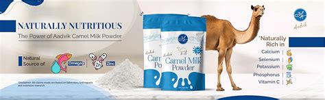 Aadvik Camel Milk Powder | Rich in Calcium for Strong Bones & Reduce ...