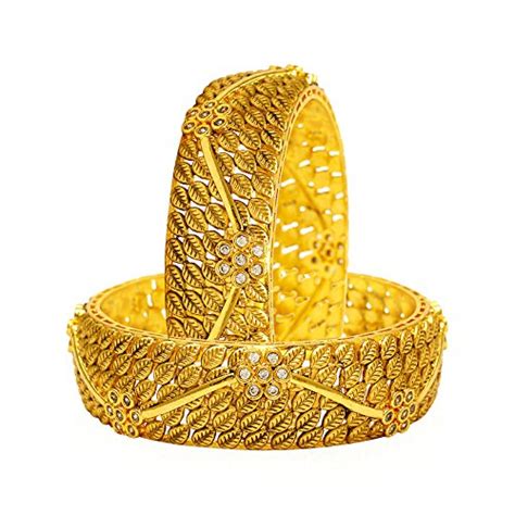 Buy Jewels Galaxy Broad Antique Texture Design Limited Collection Pair ...