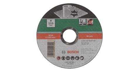 Doorslijpschijf voor rvs, recht | Bosch DIY