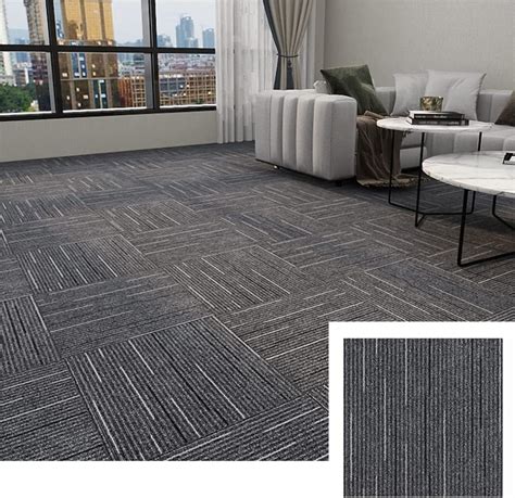 Buy Hukimoyo 6mm Thickness 1PC Office Floor Carpet Mat Tiles, Corporate ...