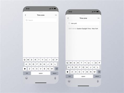 Time Zone Mobile App Ui by UI Ants on Dribbble