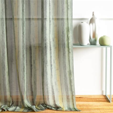 Buy D'DECOR Corsica Multicolor Striped Fabric WindowCurtain- 135 x 160 ...