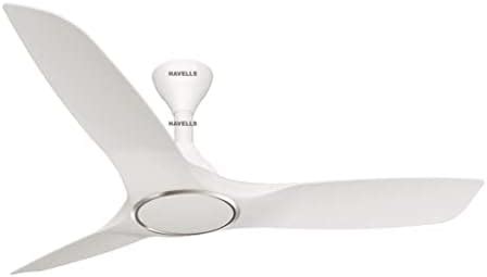 Buy Havells 1200mm Stealth Air Energy Saving Ceiling Fan (Pearl White ...