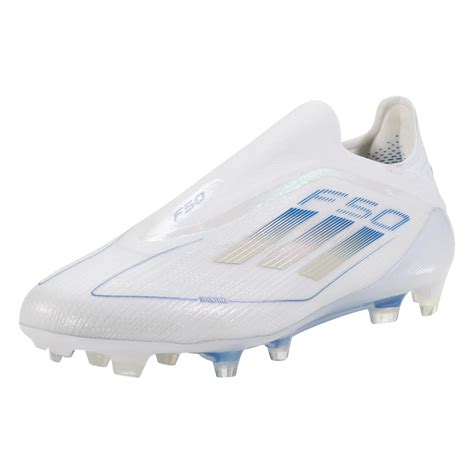 adidas F50 Messi Elite FG Soccer Cleats (Silver Metallic/Lucid Blue ...