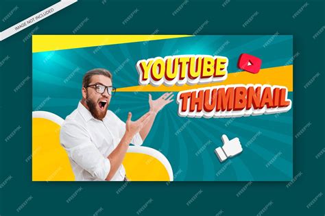 Modern youtube thumbnail background design template with awesome text ...