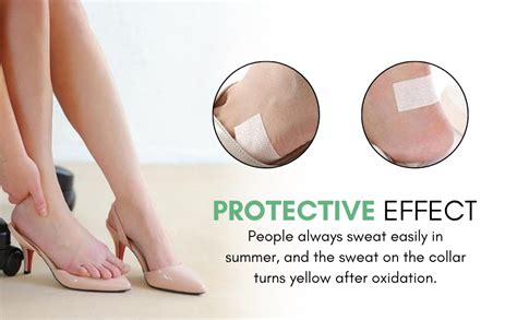 Belanto 2 Roll Collar Protector Neck Sweat Pad Antiperspirant Sticker ...